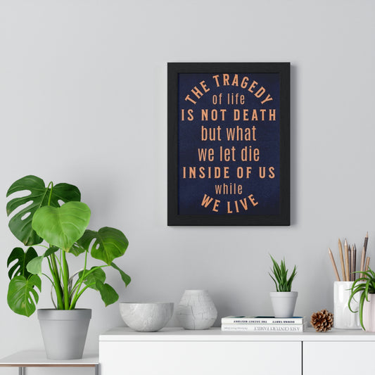 Framed Quote Poster